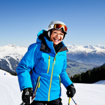 The Joy of Teaching**

A ski instructor, fully clothed in appropriate winter gear, smiling as they help a child learn to ski on a gentle, snow-covered slope. Background shows a sunny mountain landscape with other skiers and snowboarders. Focus on the positive interaction and the child's determined expression. Safe for work, appropriate content, family-friendly, professional ski instruction, perfect anatomy, natural proportions, well-formed hands.

**