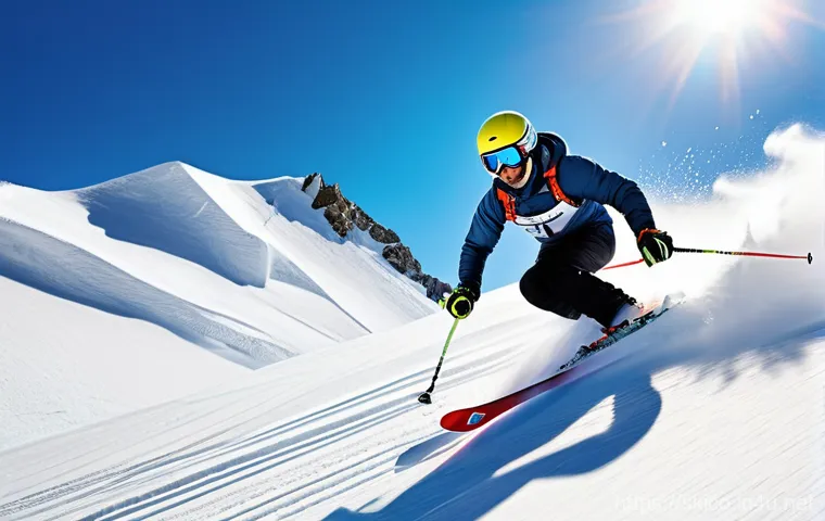 스키 강사의 멘탈 관리와 자기 개발 - A professional female ski instructor, in her early 30s, stands calmly and confidently on a bustling ... 스키 강사의 멘탈 관리와 자기 개발 - A professional female ski instructor, in her early 30s, stands calmly and confidently on a bustling ...