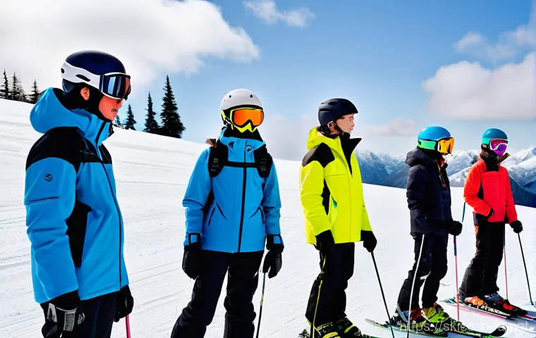 스키 강사의 직업적 만족도 관리 - A highly skilled female ski instructor, professionally dressed in a sleek, modern ski uniform with a... 스키 강사의 직업적 만족도 관리 - A highly skilled female ski instructor, professionally dressed in a sleek, modern ski uniform with a...