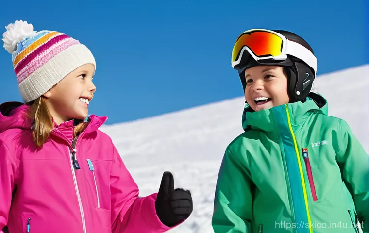 스키 강사의 환경 변화 적응법 - A professional male ski instructor, in his late 30s, wearing a dark blue ski jacket and pants, with ...