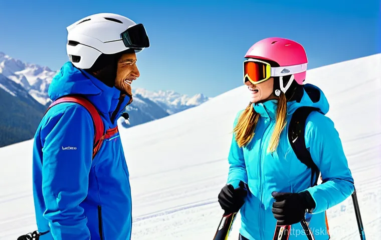 스키 강사의 고객 중심 강의 전략 - **Image Prompt 1: The Empathetic Connection on the Slopes**
    "A male ski instructor in his late 3...