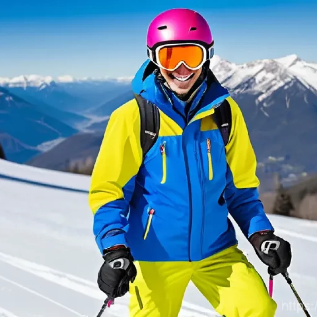 스키 강사의 비즈니스 전략 설계 - **Personalized Coaching & Engagement**
    A highly skilled and charismatic male ski instructor, mid...