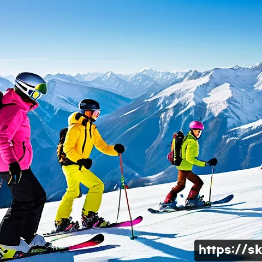 스키 강사의 동계 시즌 수익 관리 - **Image Prompt: Dynamic Ski Instruction on a Snowy Mountain**
    A male or female ski instructor, w...