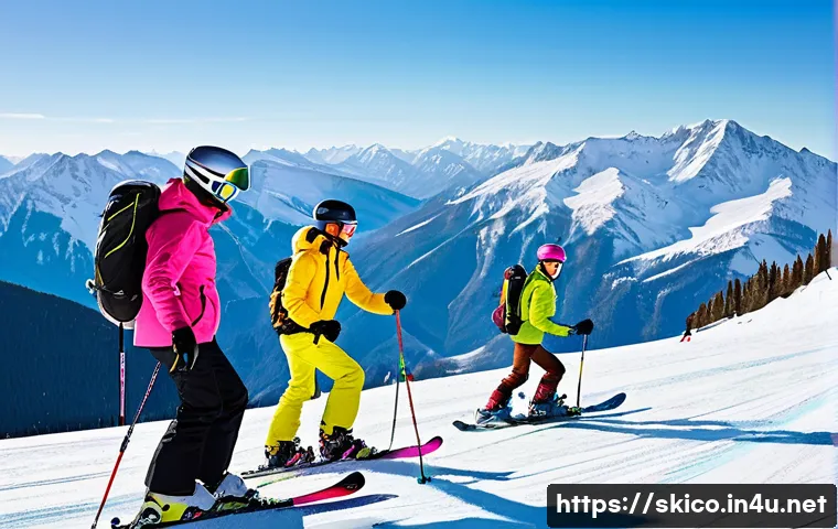 스키 강사의 동계 시즌 수익 관리 - **Image Prompt: Dynamic Ski Instruction on a Snowy Mountain**
    A male or female ski instructor, w...